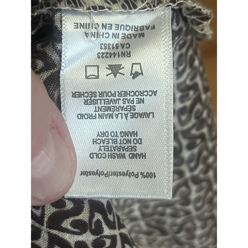 NWT - FREE PEOPLE X INTIMATELY Women's 'DAY TO NIGHT' Brown Motif SLIPDRESS S - Picture 8 of 10